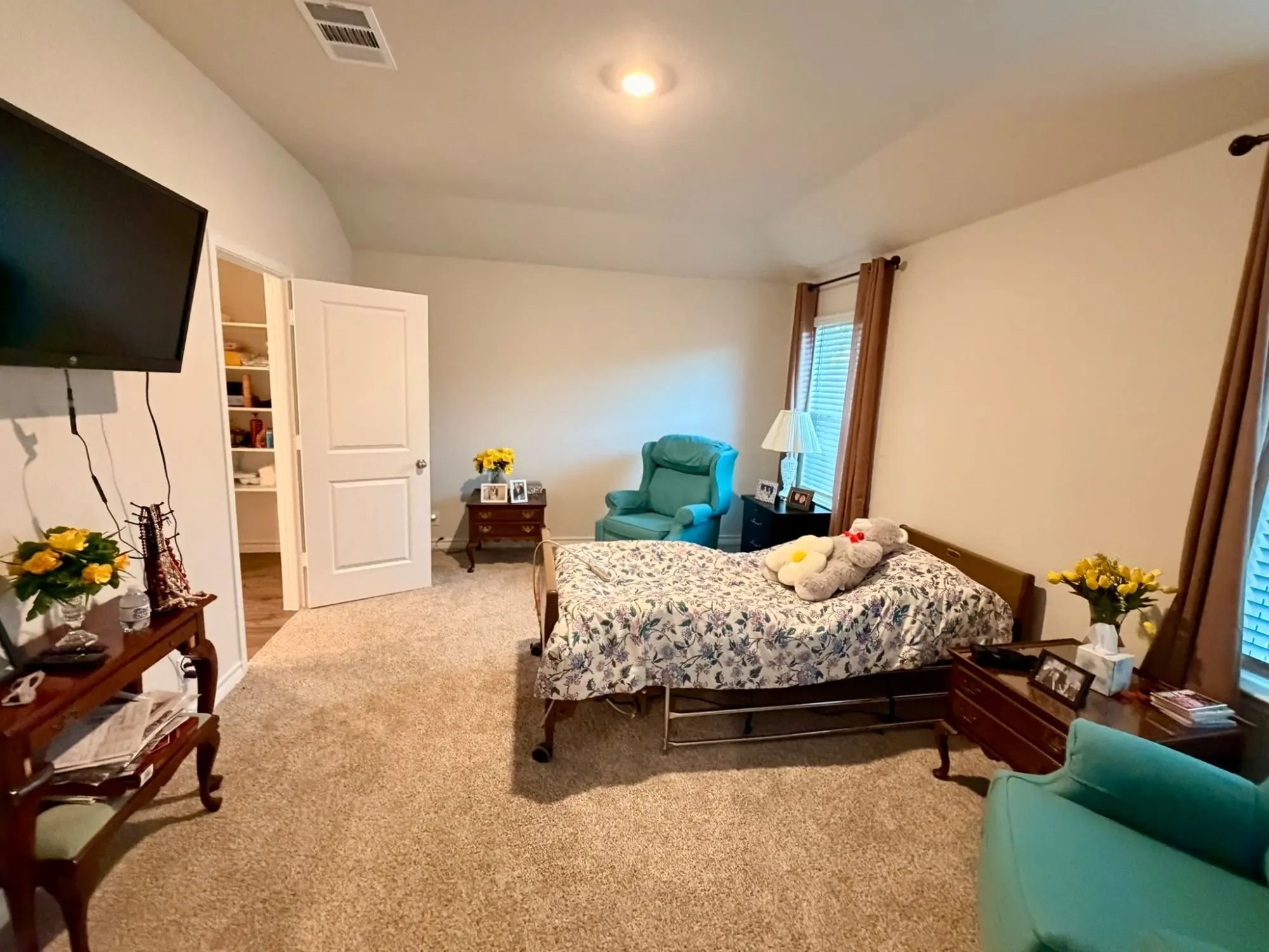 Spacious bedroom suite at Comfort Care Home